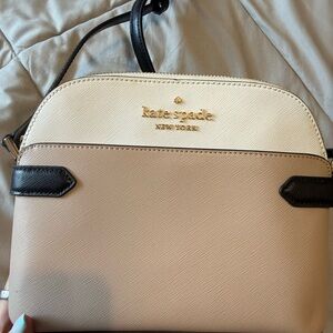 kate spade Cream and Tan Crossbody Bag